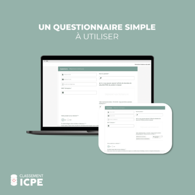 Visuel illustration du service Questionnaire Classement ICPE